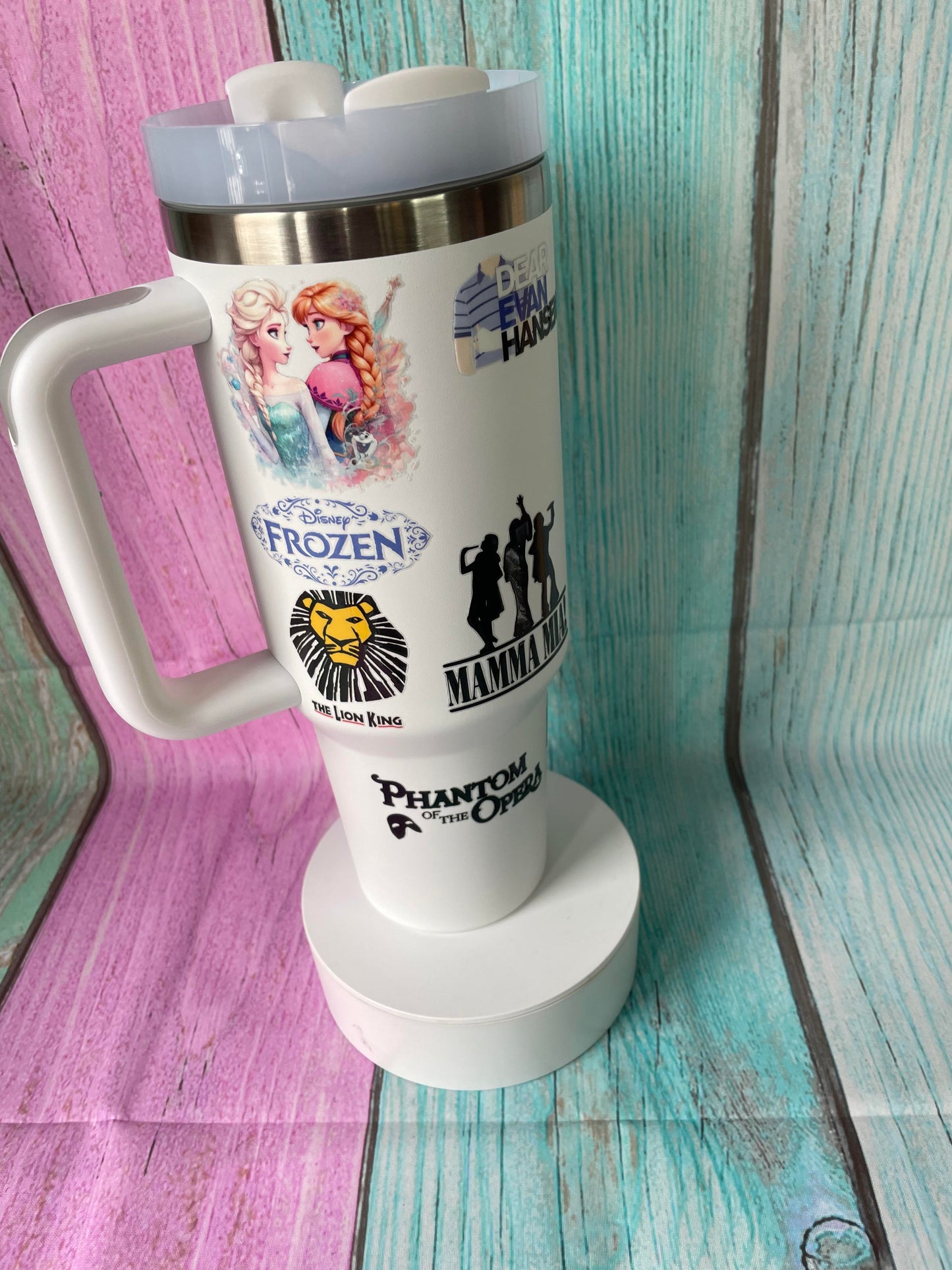 Musical 40oz Tumbler, Musicals fan Tumbler, comes with Straw, Musical Theatre