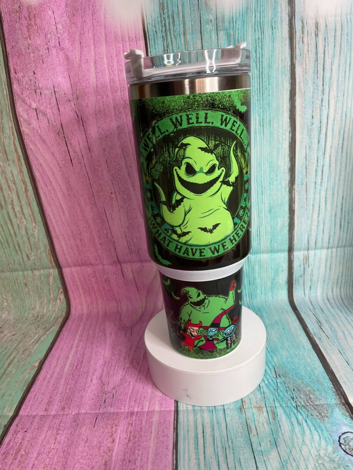 Oogie Boogie design 40oz Stainless Steel Insulated Tumbler Hot/Cold