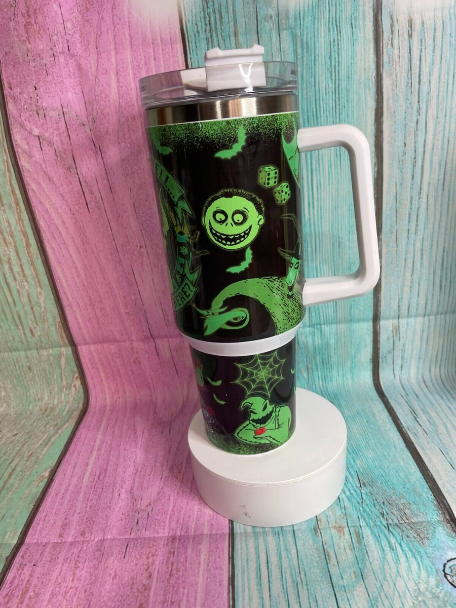 Oogie Boogie design 40oz Stainless Steel Insulated Tumbler Hot/Cold