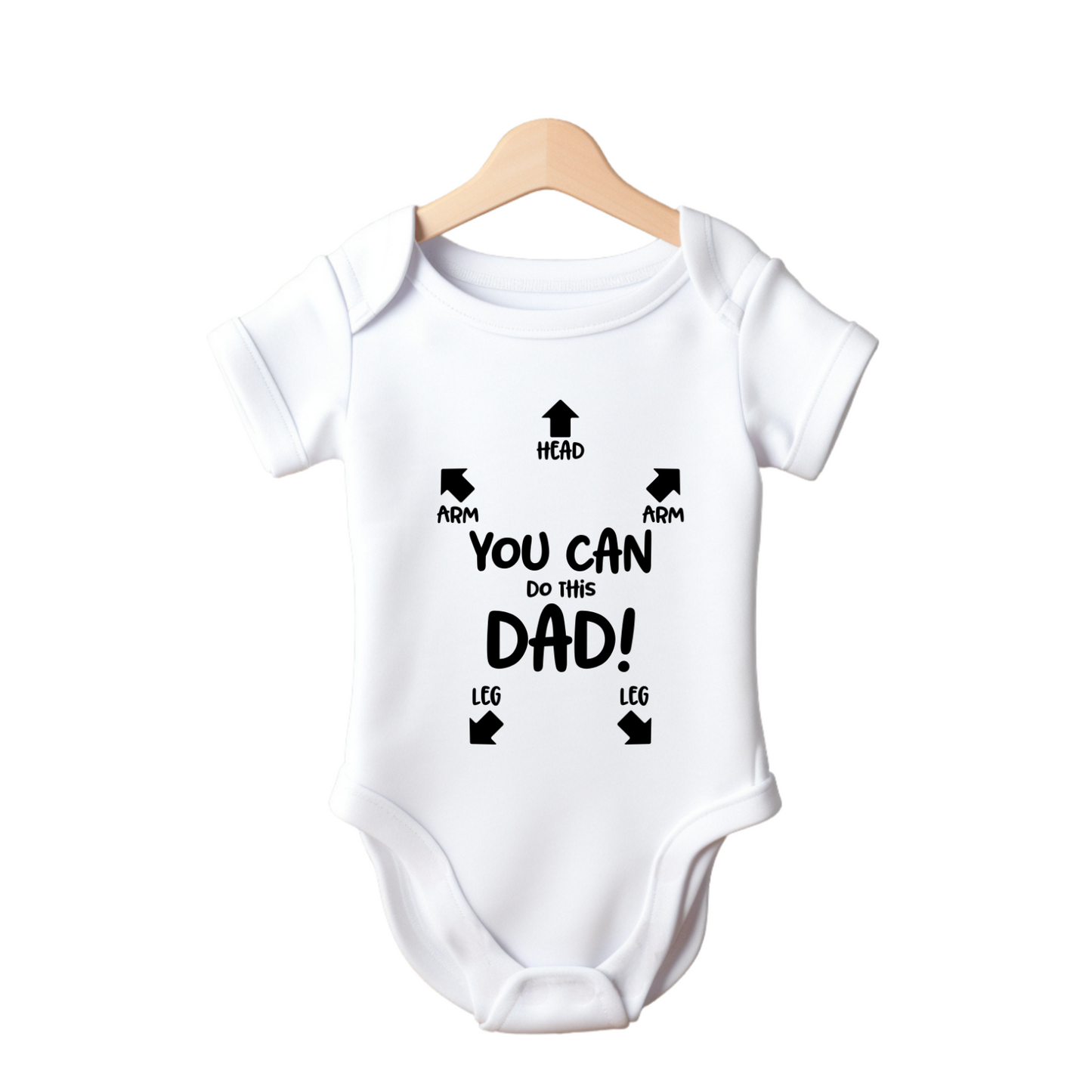 You Can Do This Dad Funny New Dad Baby Vest