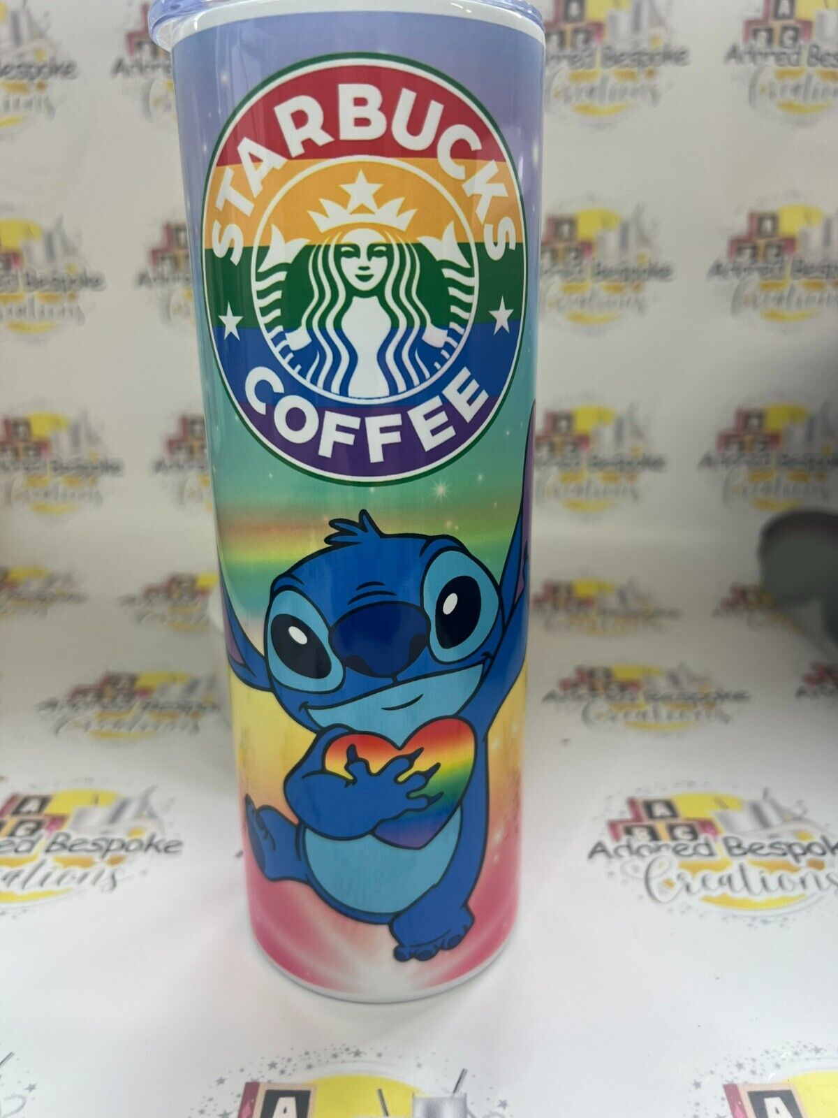 Stitch Starbucks Thermal 20oz Skinny Insulated Tumbler - 20oz