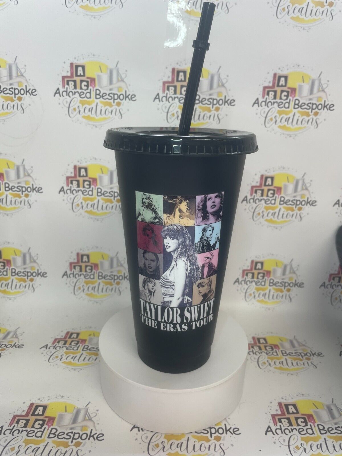 Taylor Swift Cold Cup 24oz Eras Tour with Lid & Straw