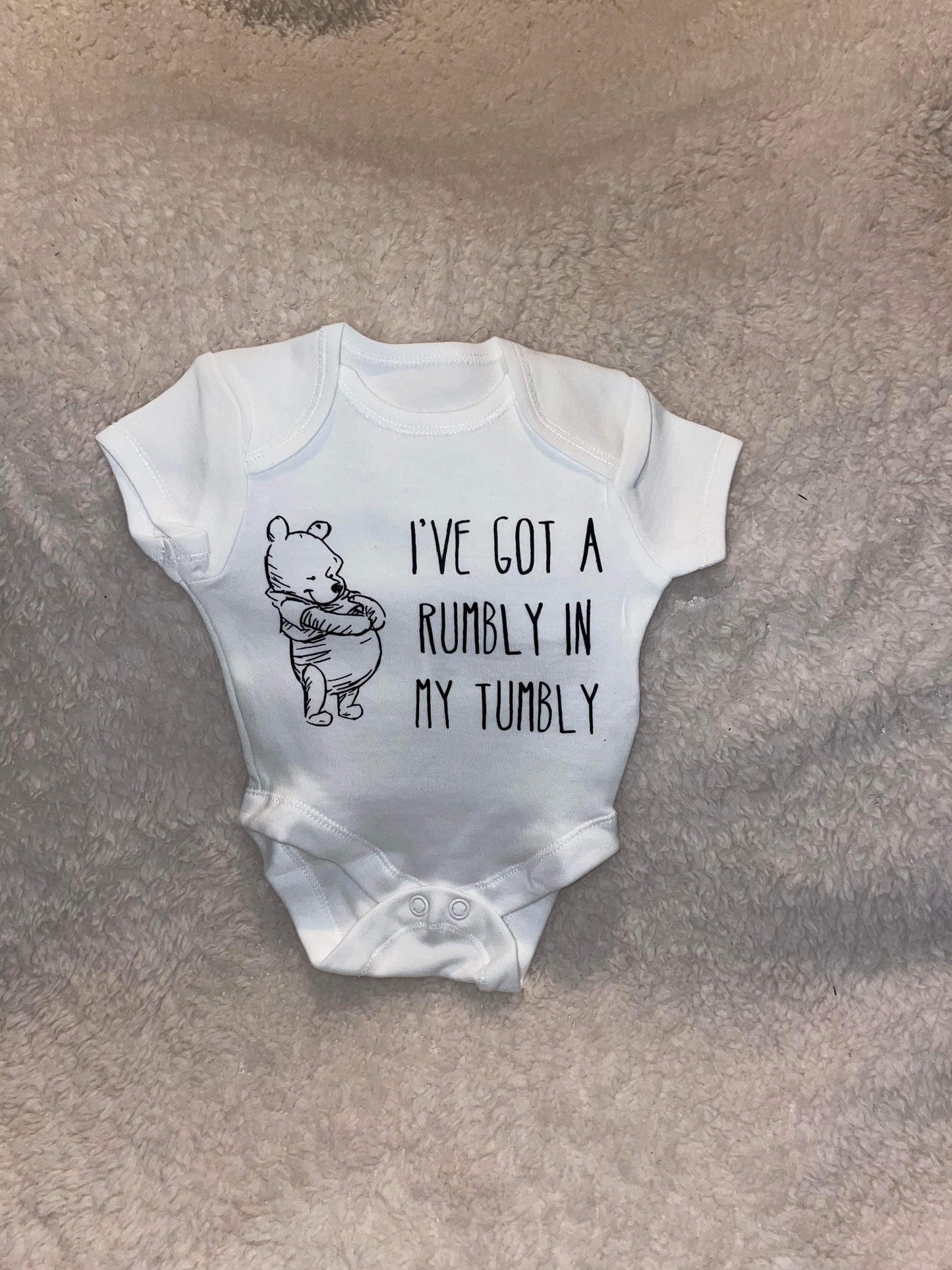 I've got a rumbly in my tumbly baby vest, Pregnancy Announcement