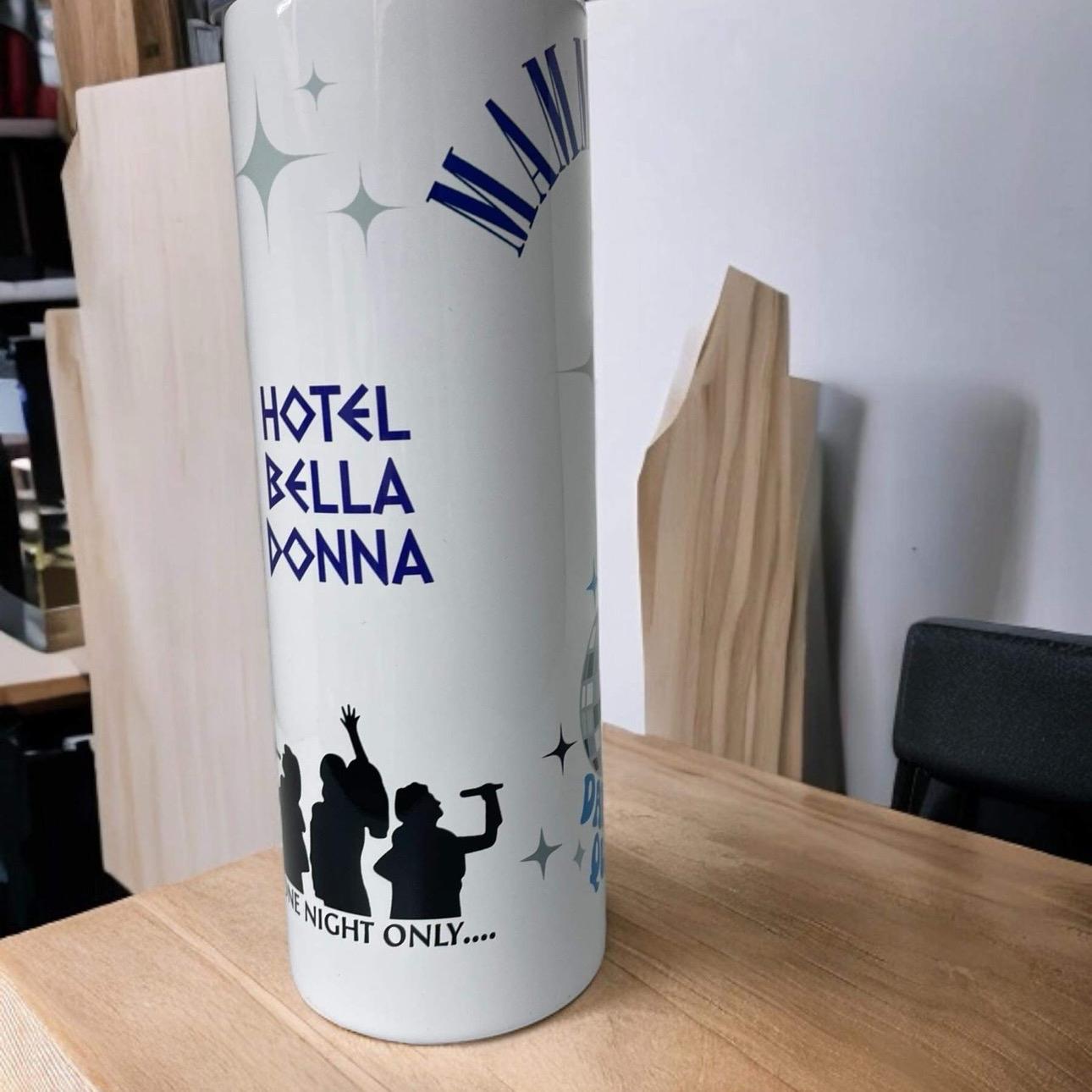 Mamma Mia 20 tumbler with straw - Drinkware Beverage Water Bottles Portable Reusable Cup