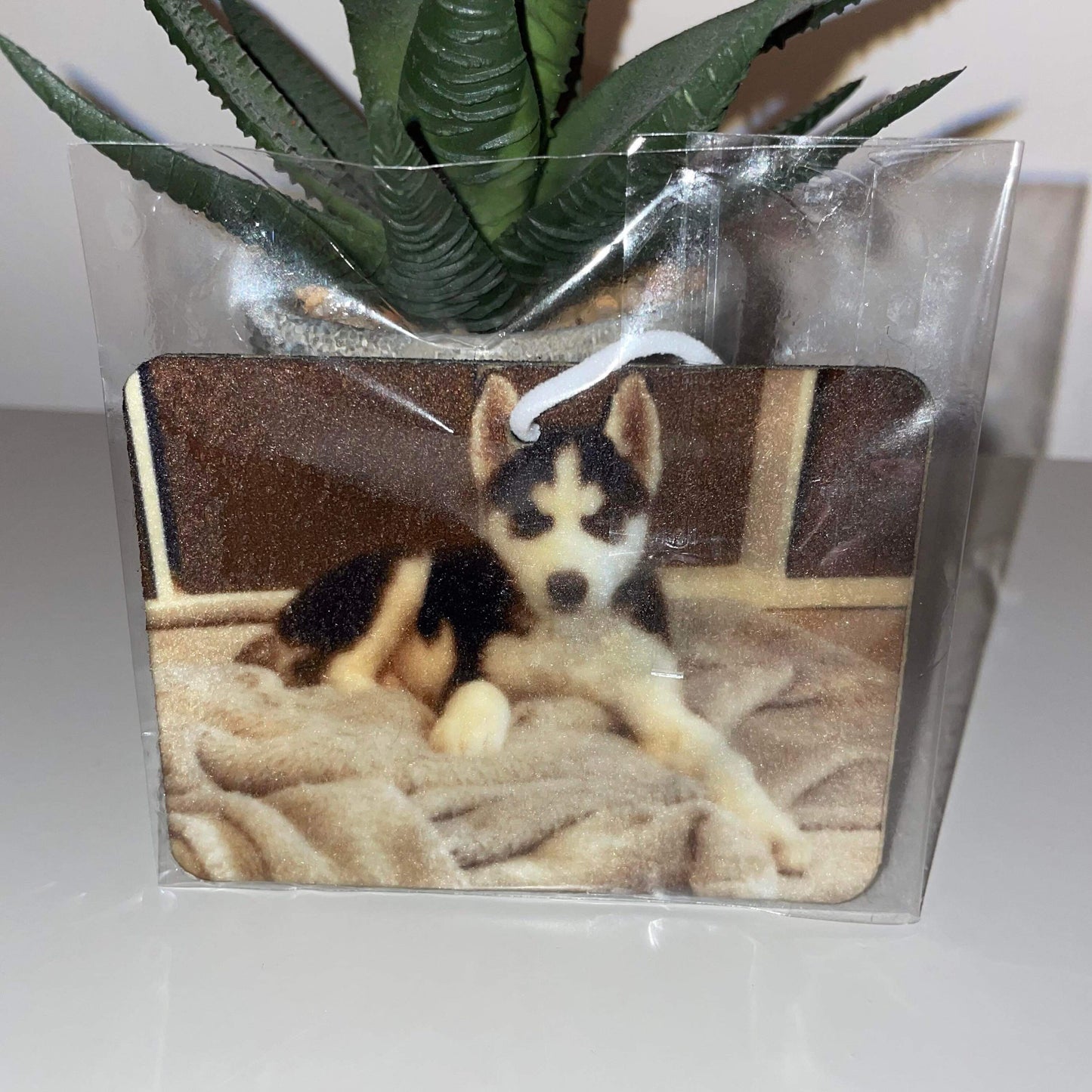 Personalised Car Air freshener Photo on both sides