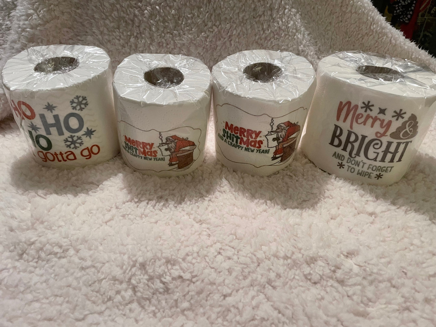 Novelty Christmas Toilet Roll, Funny Gift, Secret Santa gift - **please read description***