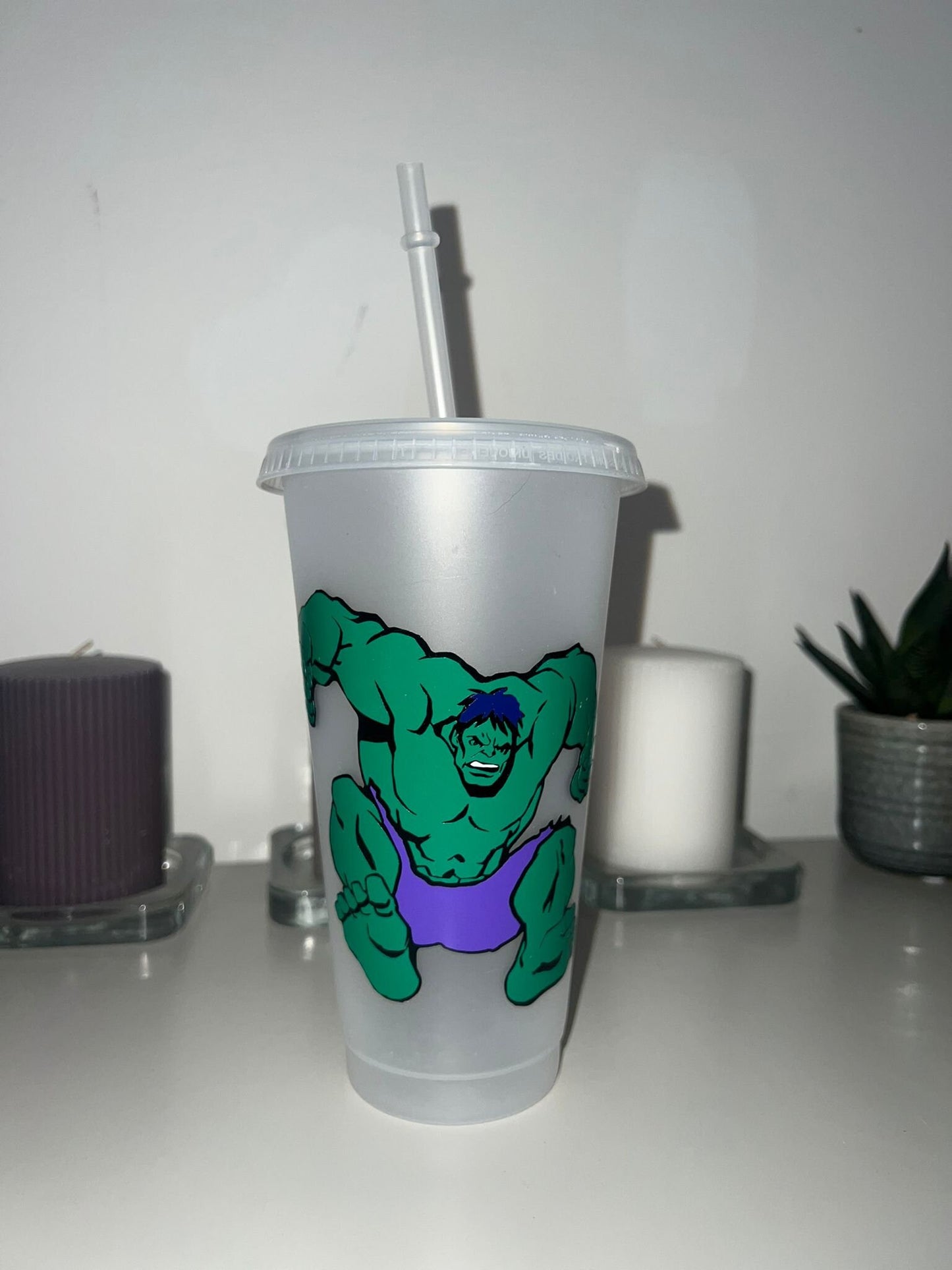 Hulk Cold Cup, Starbucks style, kids cup