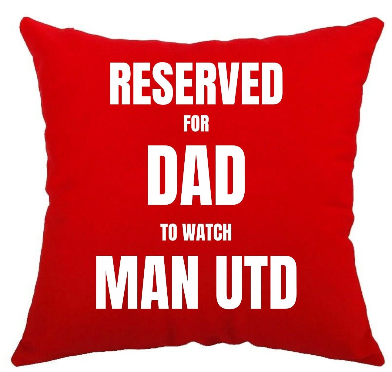 Manchester United Supporter cushion, MUFC, 40x40cm cushion Man UTD