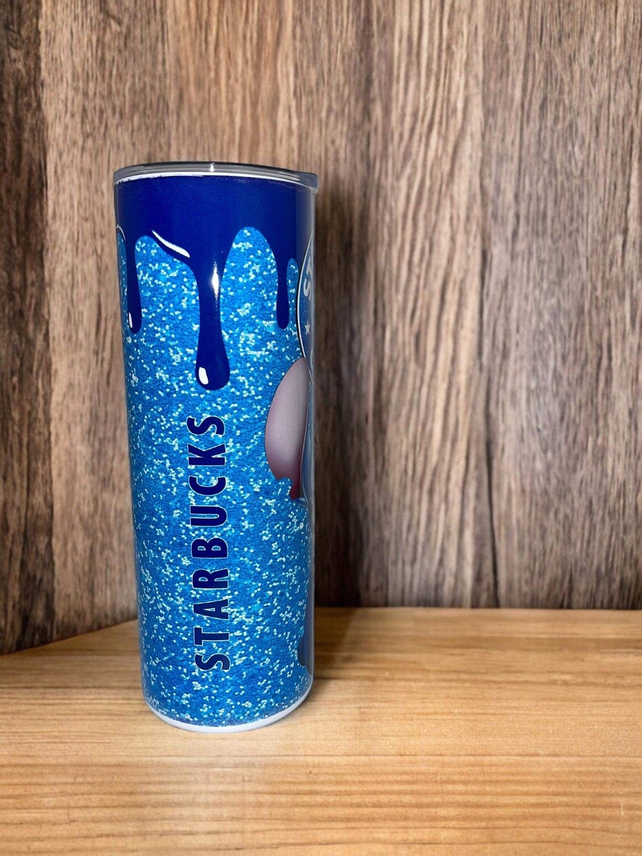 Stitch 20oz Stainless Steel Skinny tumbler with straw