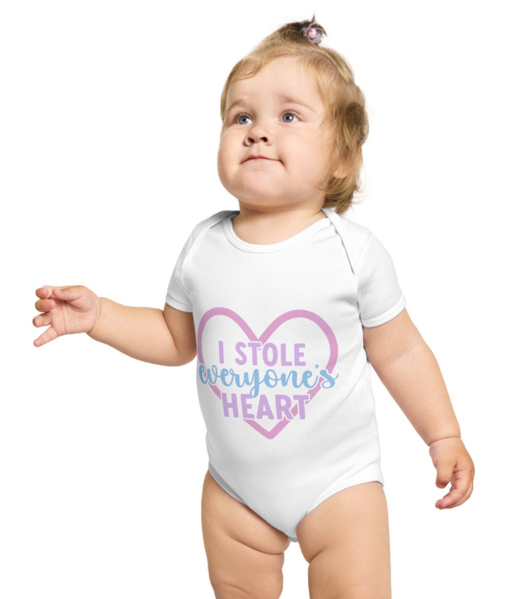 I stole everyone’s heart babygrow