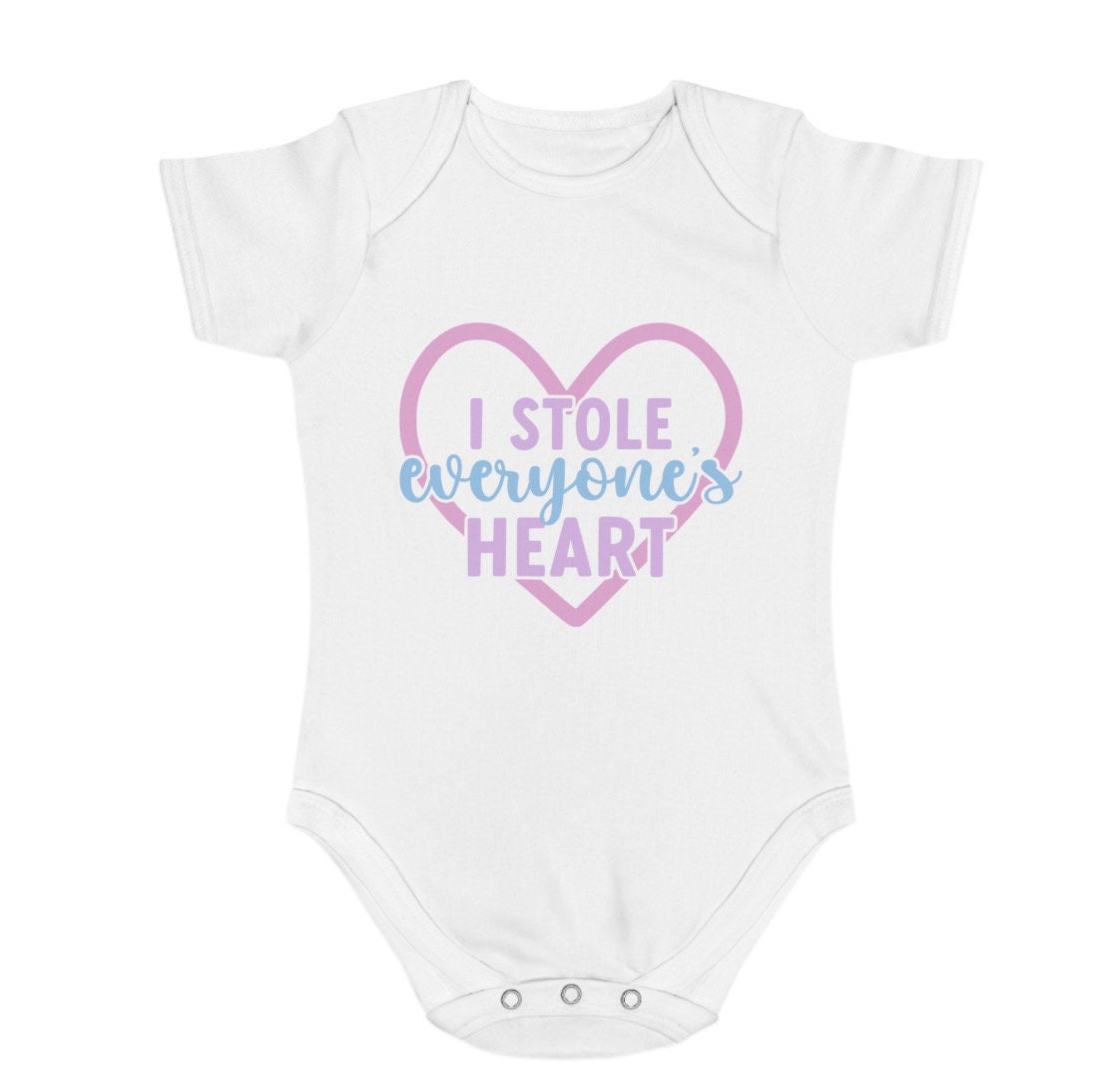 I stole everyone’s heart babygrow
