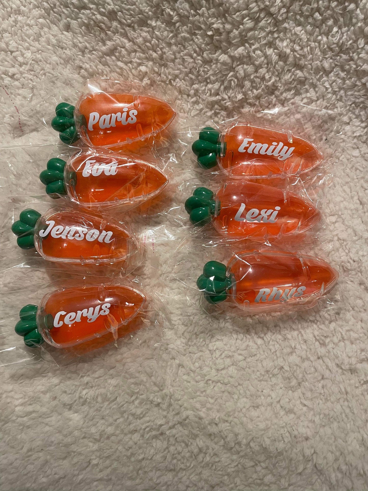 Personalised Easter Carrot Fillable