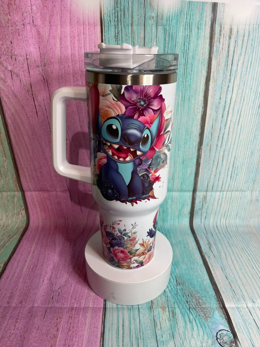 Stitch Just A Girl Who Loves Stitch 40oz insulated tumbler hot & Cold