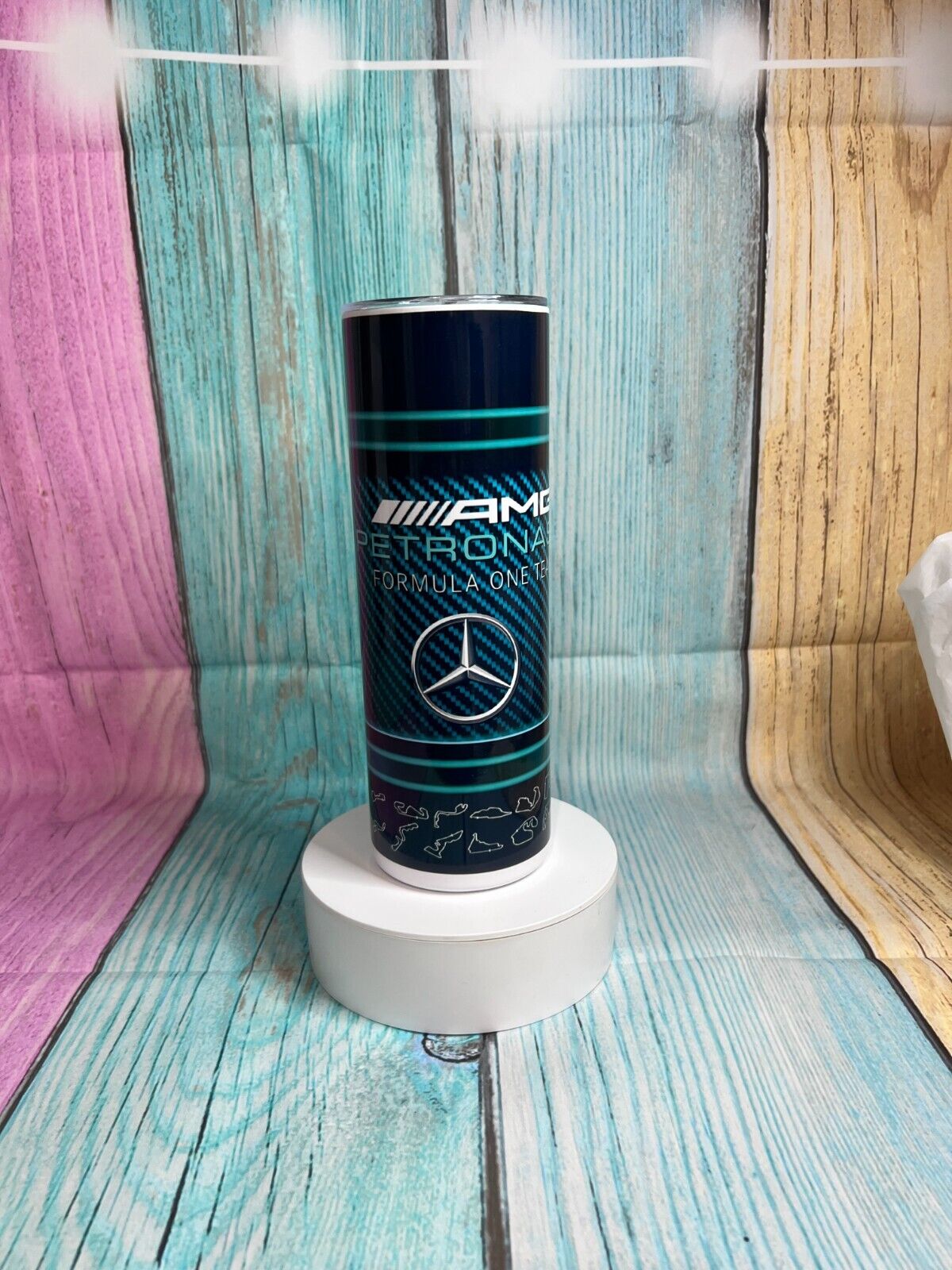 Mercedes AMG F1 20oz Skinny Tumbler  Mercedes AMG stainless steel