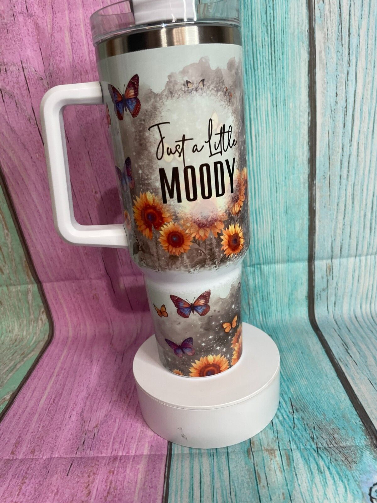 Moody Cow Highland Cow 40oz insulated Tumbler Hot & Cold