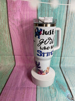 Stitch Just A Girl Who Loves Stitch 40oz insulated tumbler hot & Cold