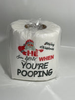 Novelty Christmas Toilet Roll, Funny Gift, Secret Santa gift - **please read description***