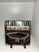 Football Stadium Photo Slate 18 x 18cm St James Park