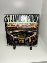 Football Stadium Photo Slate 18 x 18cm St James Park