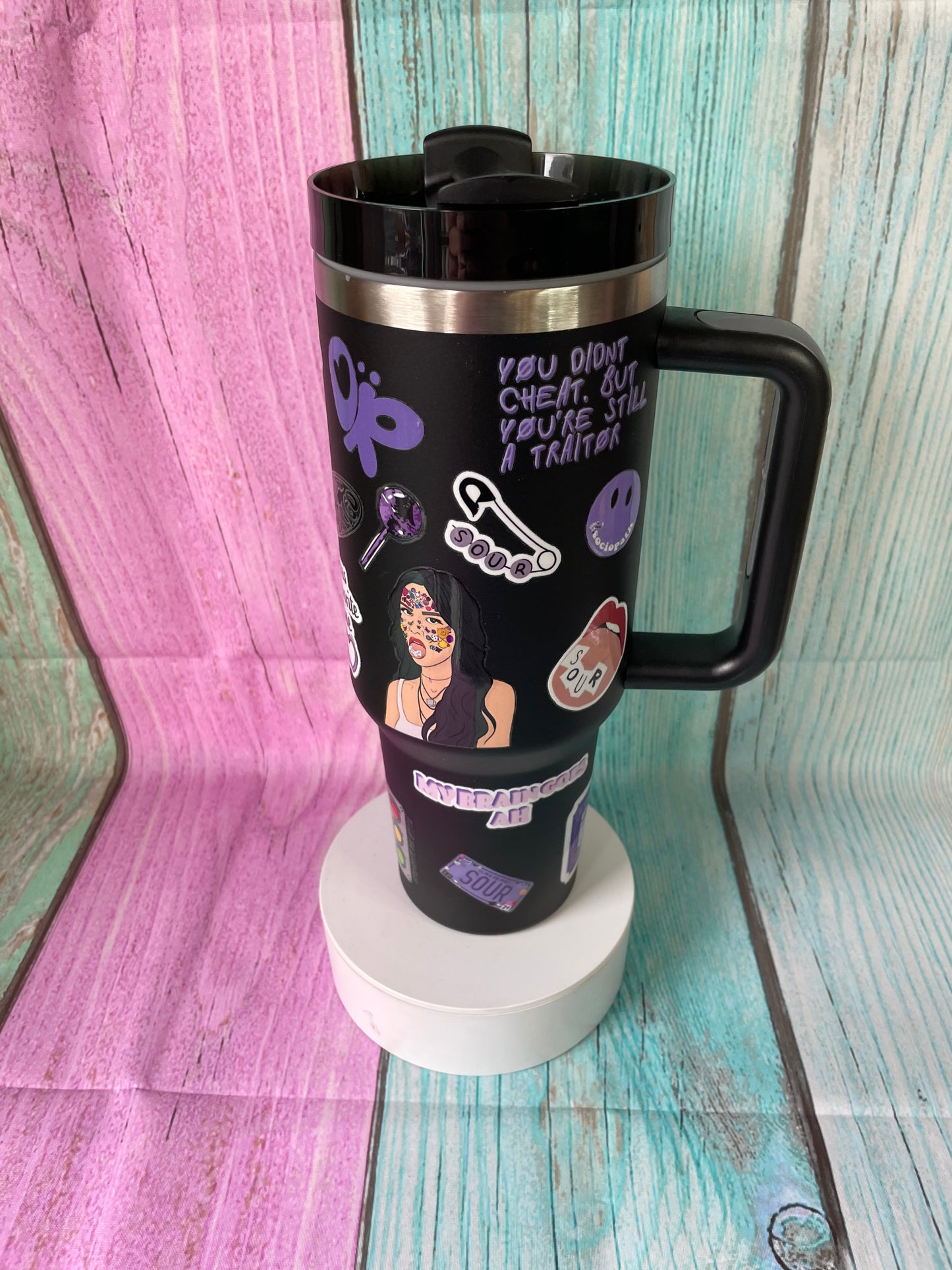 Olivia Rodrigo Scrapbook 40oz Tumbler, Stainless Steel