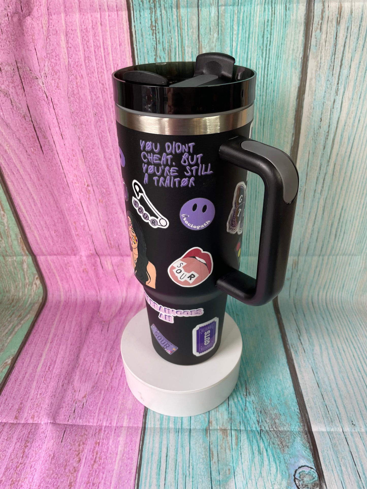 Olivia Rodrigo Scrapbook 40oz Tumbler, Stainless Steel