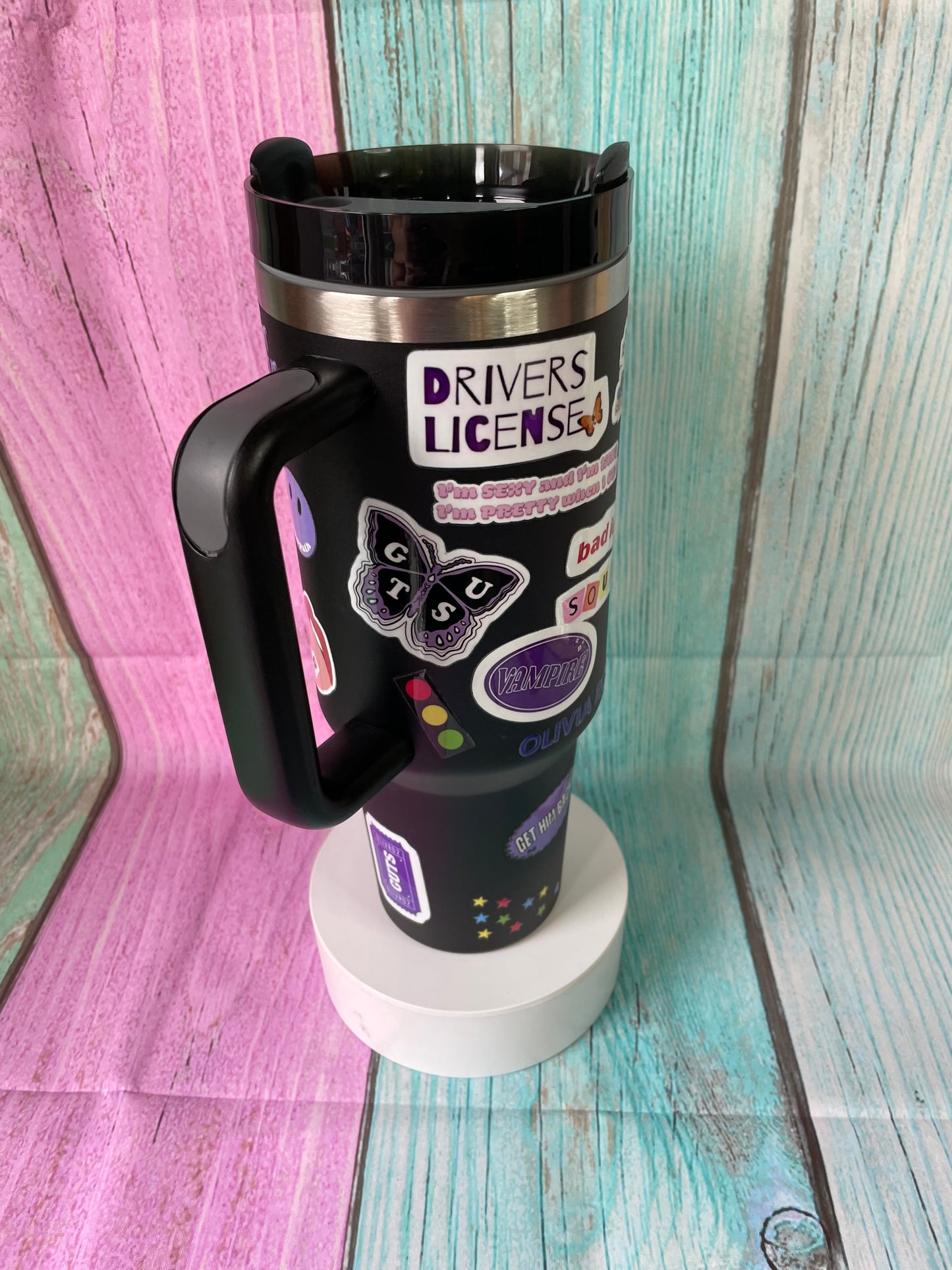 Olivia Rodrigo Scrapbook 40oz Tumbler, Stainless Steel