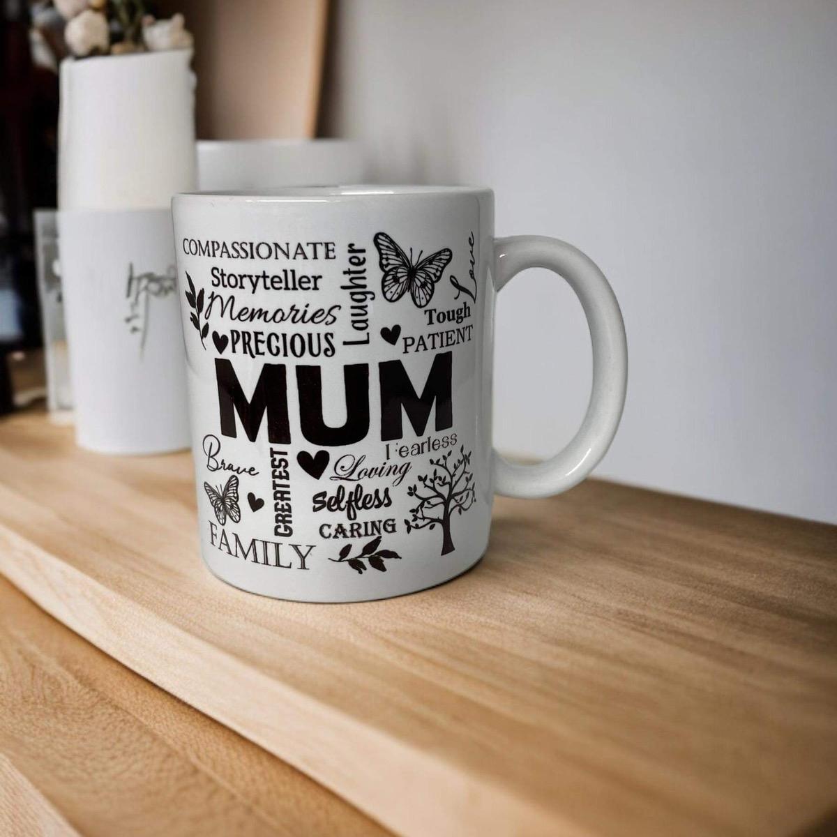 Mum mug with various sayings