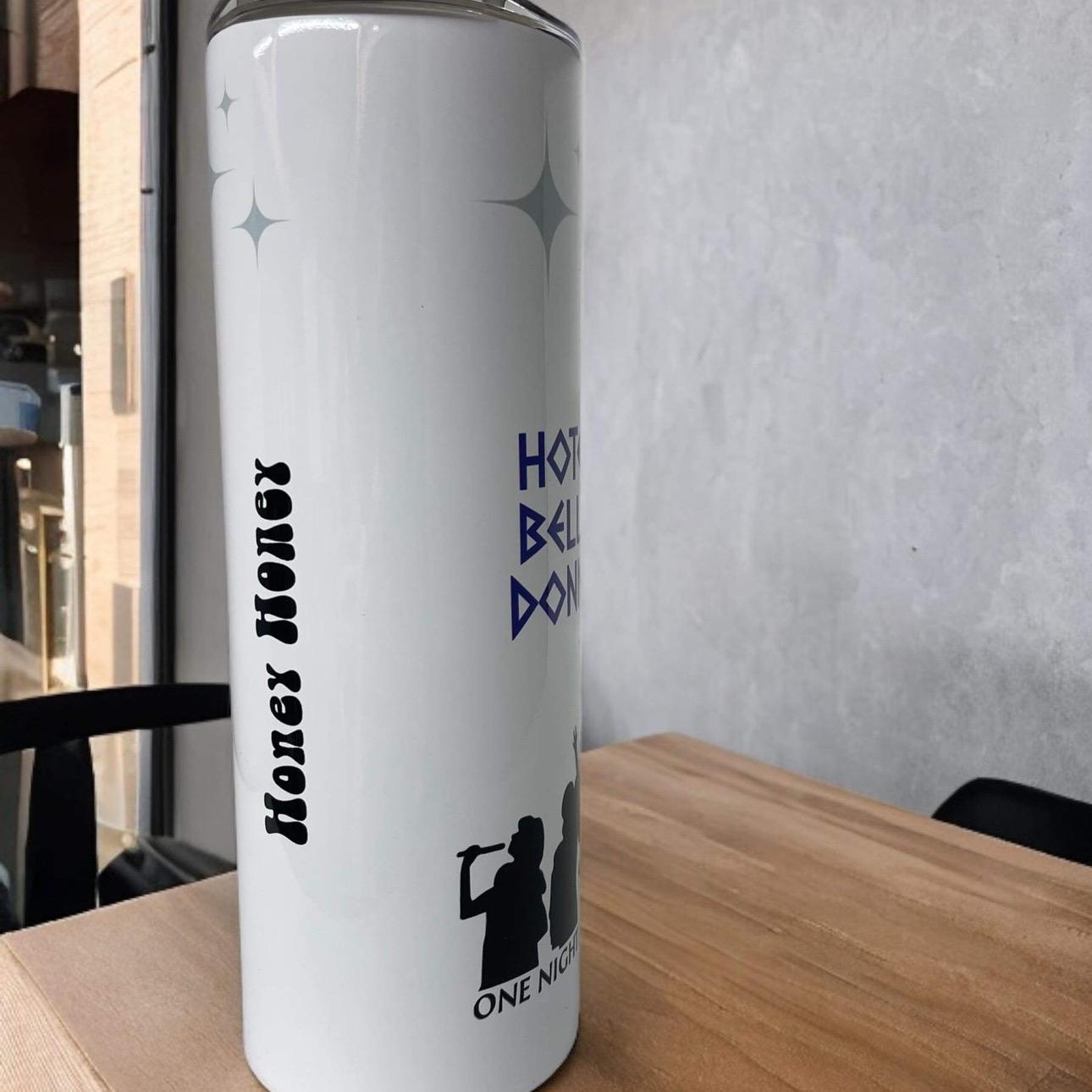 Mamma Mia 20 tumbler with straw - Drinkware Beverage Water Bottles Portable Reusable Cup