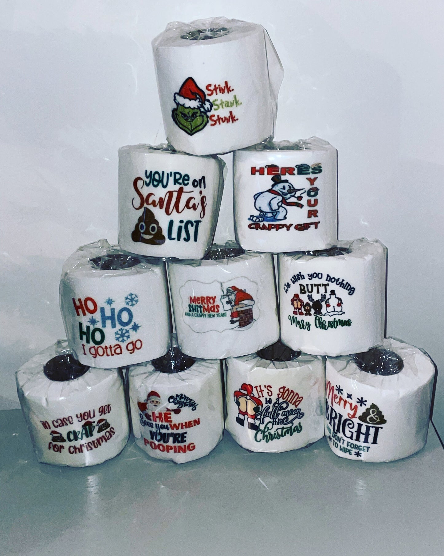 Novelty Christmas Toilet Roll, Funny Gift, Secret Santa gift - **please read description***