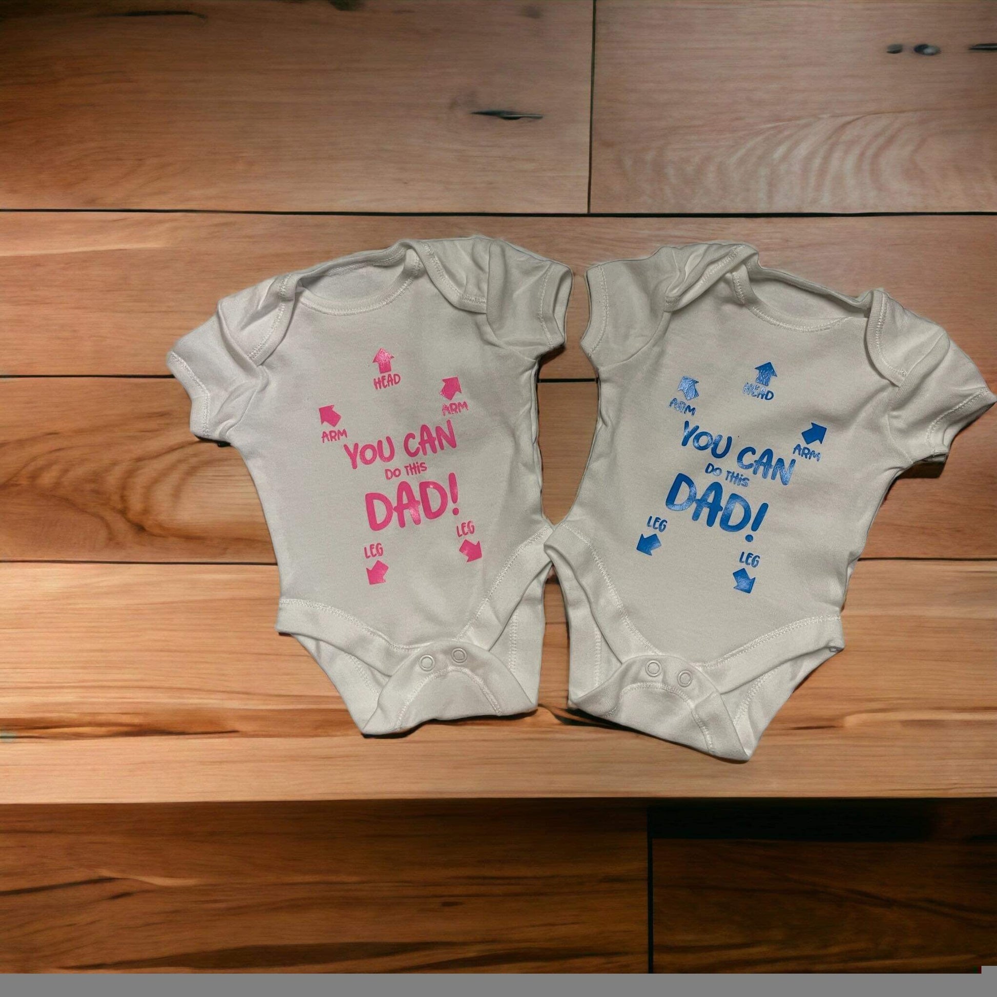 You Can Do this Dad, Dad instructions, Funny Baby Vest for Dad