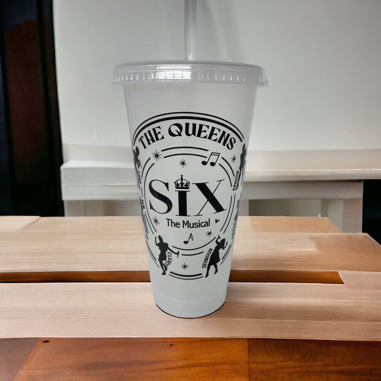 SIX the musical Cold Cup - Personalised, Starbucks style, Coldcup, SIX QUEENS WestEnd the queens