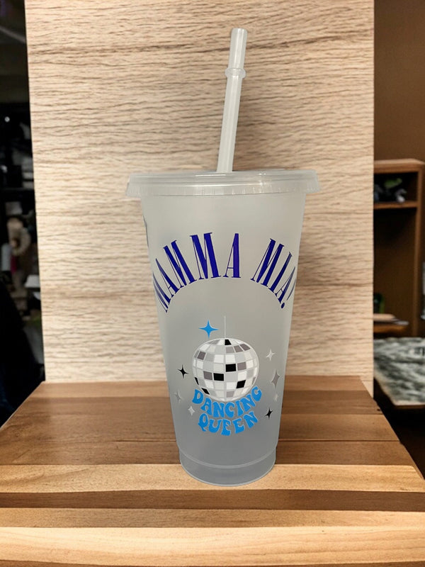 Mamma Mia Cold Cup - Personalised, Starbucks, Coldcup, Mamma Mia, WestEnd version 2