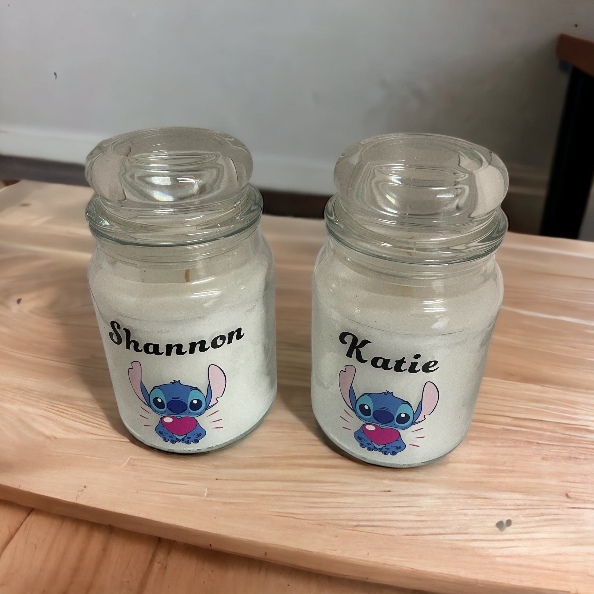 Personalised stitch candle, Stitch, Candle