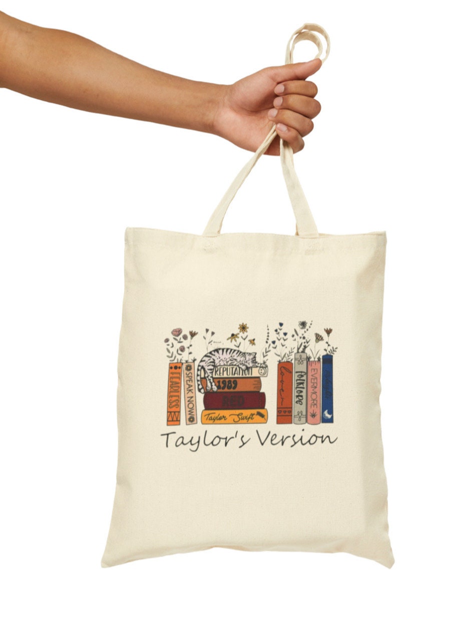 Taylor’s version book tote bag
