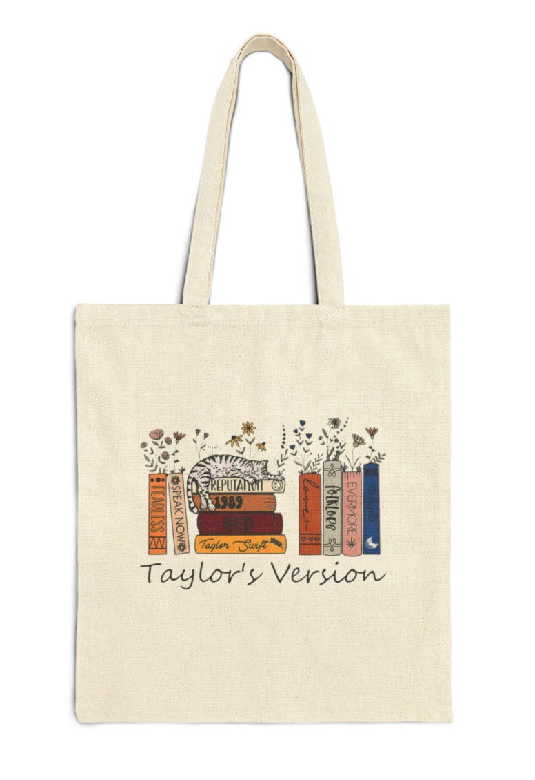 Taylor’s version book tote bag