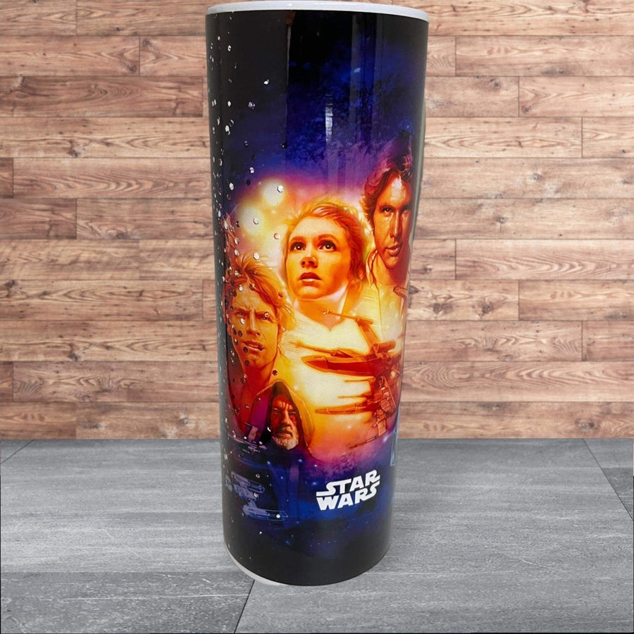Starwars stainless Steele tumbler with straw