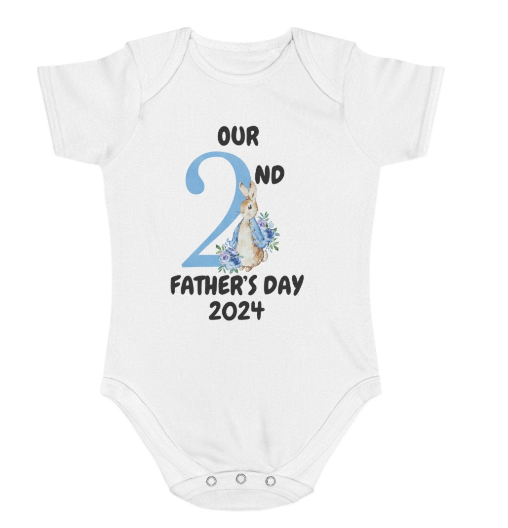 Our second Father’s Day Peter rabbit babygrow pink or blue