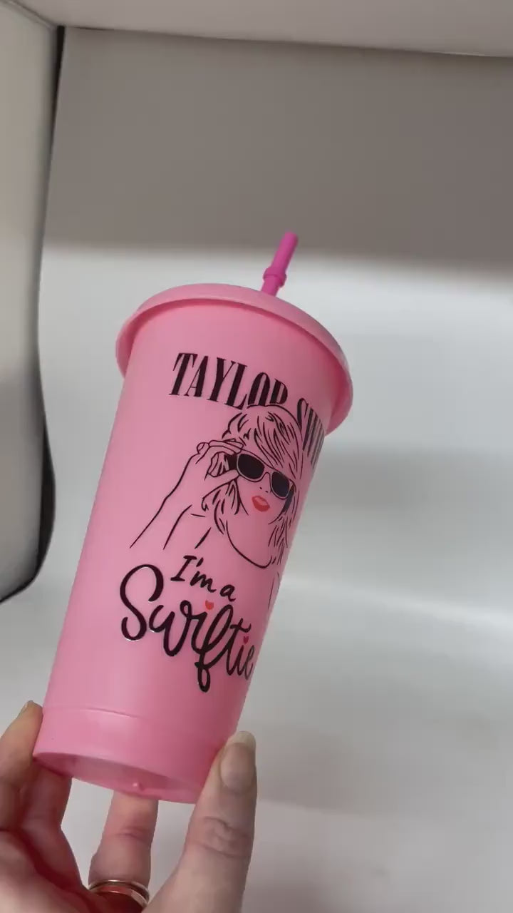 Taylor Swift Cold Cup - Personalised, Starbucks style, Coldcup, Eras Tour. Swiftie